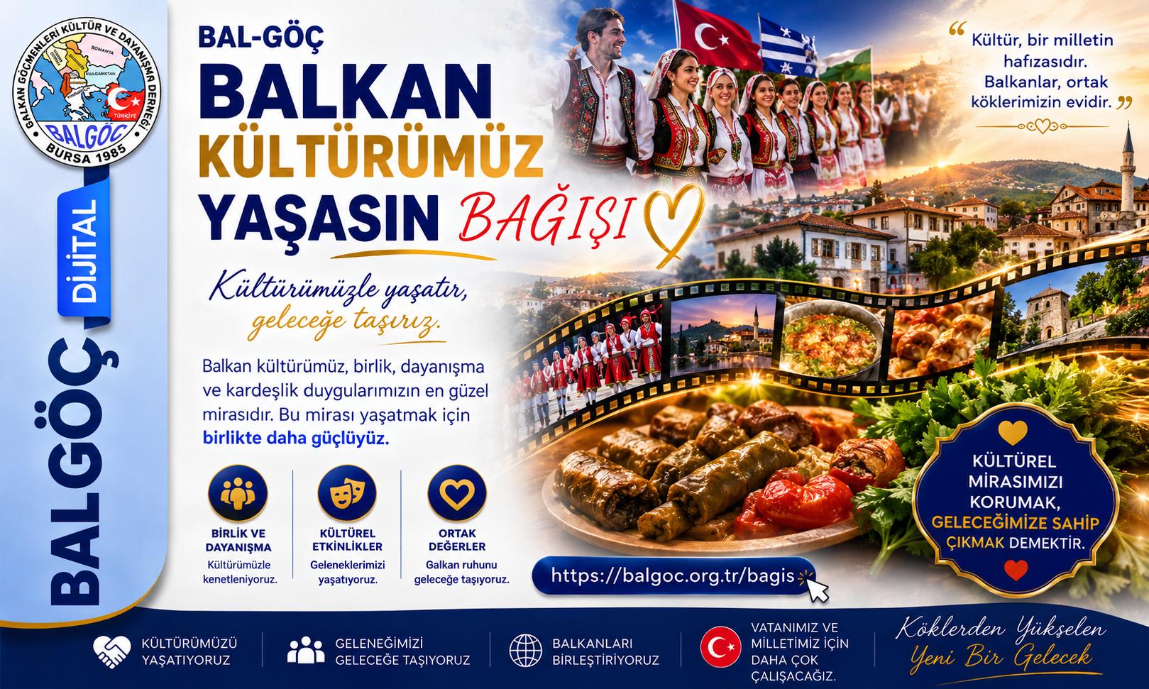 Balkan Kültürümüz Yaşasın Bağışı